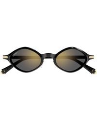 Cartier - Geometric Frame Sunglasses - Lyst