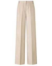 Pinko - Metallic Pressed-Crease Trousers - Lyst