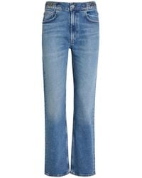 Citizens of Humanity - Blaine Horsebit-Embellished Slim Straight-Leg Jeans - Lyst