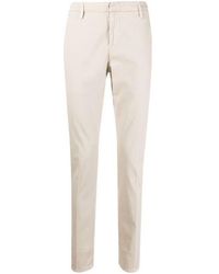 Dondup - Mid Rise Slim Fit Trousers - Lyst