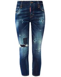 DSquared² - Pierced Detail Jeans - Lyst