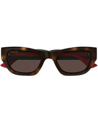 Gucci - Eyewear Cat-Eye Frame Sunglasses - Lyst