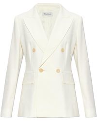 Max Mara - Sanna Double-Breasted Long-Sleeved Jacket - Lyst