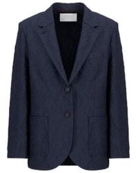 Harris Wharf London - Travel Single-Breasted Textured Cotton Blazer - Lyst