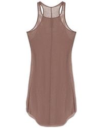 Rick Owens - Ribbed Longline Tank Top - Lyst