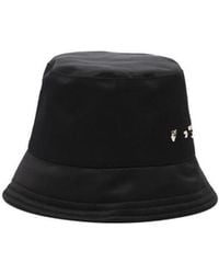 Off-White c/o Virgil Abloh - Logo Printed Bucket Hat - Lyst