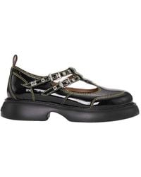 Ganni - Loafers Shoes Made Of Eco Leather - Lyst