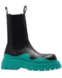 Bottega Veneta - Tire Contrast-Sole Boots - Lyst