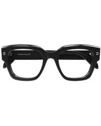 McQueen - Eyewear Square Frame Glasses - Lyst