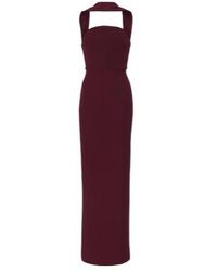 Roland Mouret - Scarf-Detail Bustier Gown - Lyst