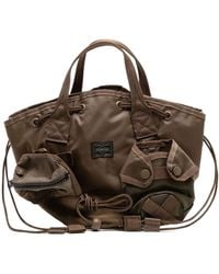 Porter-Yoshida and Co - Logo-Patch Tote Bag - Lyst