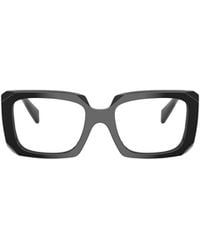 Prada - Eyewear Rectangular Frame Glasses - Lyst