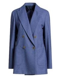 Max Mara - Minimalist Doublebreasted Blazer Jacket - Lyst