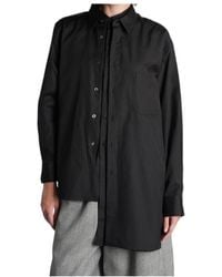 Comme des Garçons - Comme Des Garçons Asymmetric Hem Button-Up Shirt - Lyst