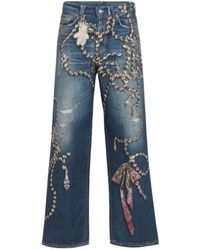 Acne Studios - Tlo Organic Cotton Wide Leg Jeans - Lyst