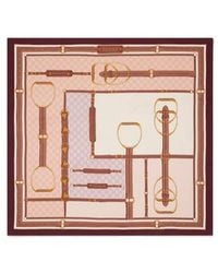 Gucci - Printed Twill Scarf - Lyst