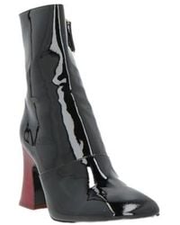 Chloé - Two-Tone Square-Toe Ankle Boots - Lyst