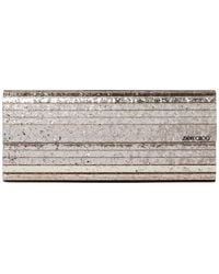Jimmy Choo - Sweetie Shadow Coarse Glitter Clutch Bag - Lyst