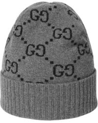 Gucci - Gg Jacquard Knit Beanie - Lyst