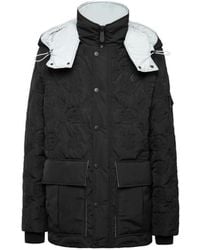Philipp Plein - Logo-Embroidered Hooded Padded Jacket - Lyst