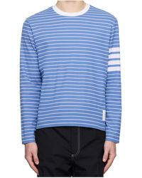 Thom Browne - 4-Bar Stripe Long-Sleeve T-Shirt - Lyst