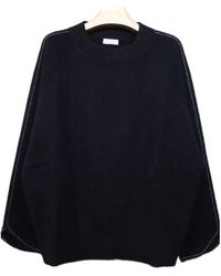 Brunello Cucinelli - Round Neck Long-Sleeved Sweater - Lyst