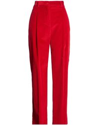 Weekend by Maxmara - Solid-Color Corduroy Straight-Leg Pants - Lyst