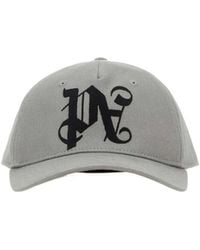 Palm Angels - Embroidered-Monogram Baseball Cap - Lyst