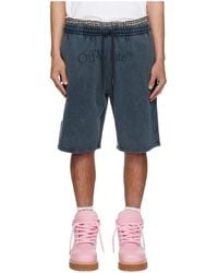 Off-White c/o Virgil Abloh - Drawstring Elastic-Waist Shorts - Lyst