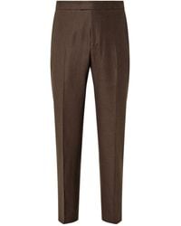 ZEGNA - Button Elasticated Trousers - Lyst