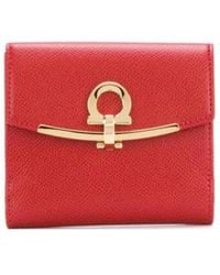 Ferragamo - Gancio Snap Wallet - Lyst