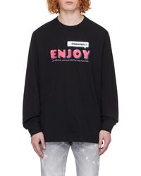 DSquared² - 'Enjoy' Skater Long-Sleeved T-Shirt - Lyst