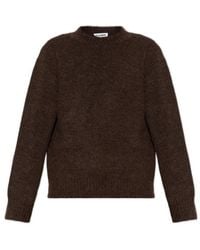 Jil Sander - Crew Neck Knitted Sweater - Lyst