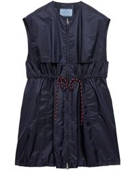 Prada - Light, Sleeveless Re-Nylon Mini-Dress - Lyst