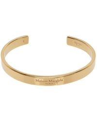 Maison Margiela - Logo Reference Open Bracelet - Lyst