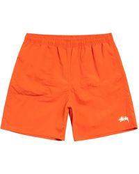 Stussy - Elastic Waist Shorts - Lyst