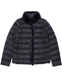 Weekend by Maxmara - Furry Collar Long-Sleeved Down Jacket - Lyst
