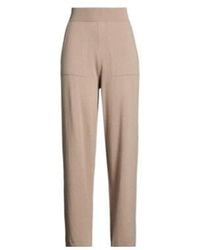 Max Mara - High-Waist Knit Tapered Cropped Trousers - Lyst