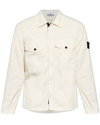 Stone Island - Logo-Patch Jacket - Lyst
