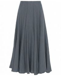 Peserico - Zip-Fastening A-Line Maxi Skirt - Lyst