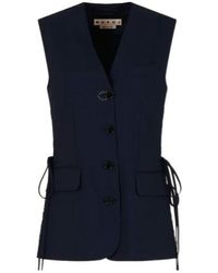 Marni - Single-Breasted Side Slit Waistcoat - Lyst
