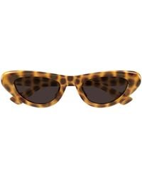 Bottega Veneta - Eyewear Cat Eye Frame Sunglasses - Lyst