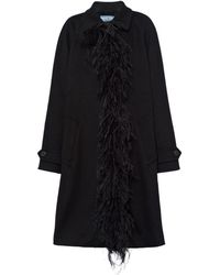 Prada - Single-Breasted Coats - Lyst