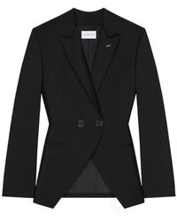 Givenchy - Slashed Double-Breasted Jacket - Lyst
