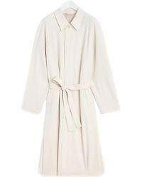 Lemaire - Belted Coat - Lyst