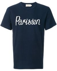 Maison Kitsuné - Parisien T-Shirt - Lyst