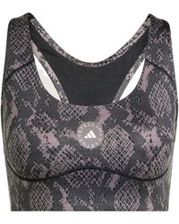 adidas By Stella McCartney - Medium Support Printed Power Impact Training Bra - Lyst