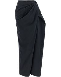 JW Anderson - Jw Anderson Draped Wide-Leg Pants - Lyst