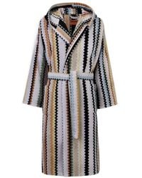 Missoni - Home Belted Waist Chevron Bathrobe - Lyst