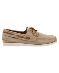 Kiton - Suede Boat Shoes - Lyst